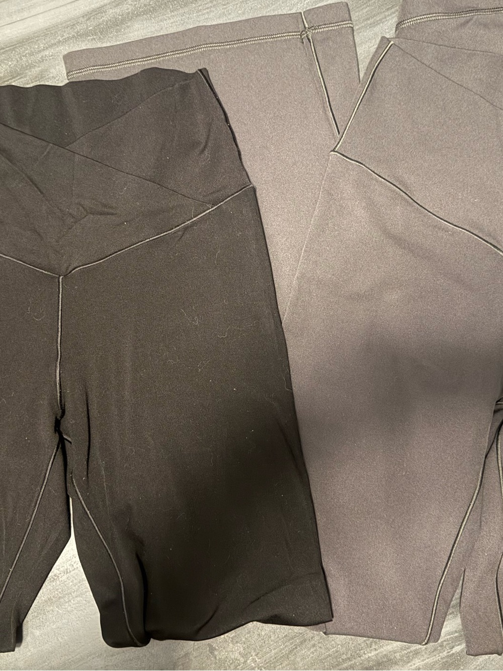 Everyday High-Waist Leggings - Black and Charcoal